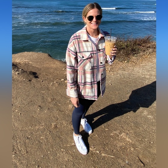 Zara Plaid Shacket - size M - Picture 2 of 2